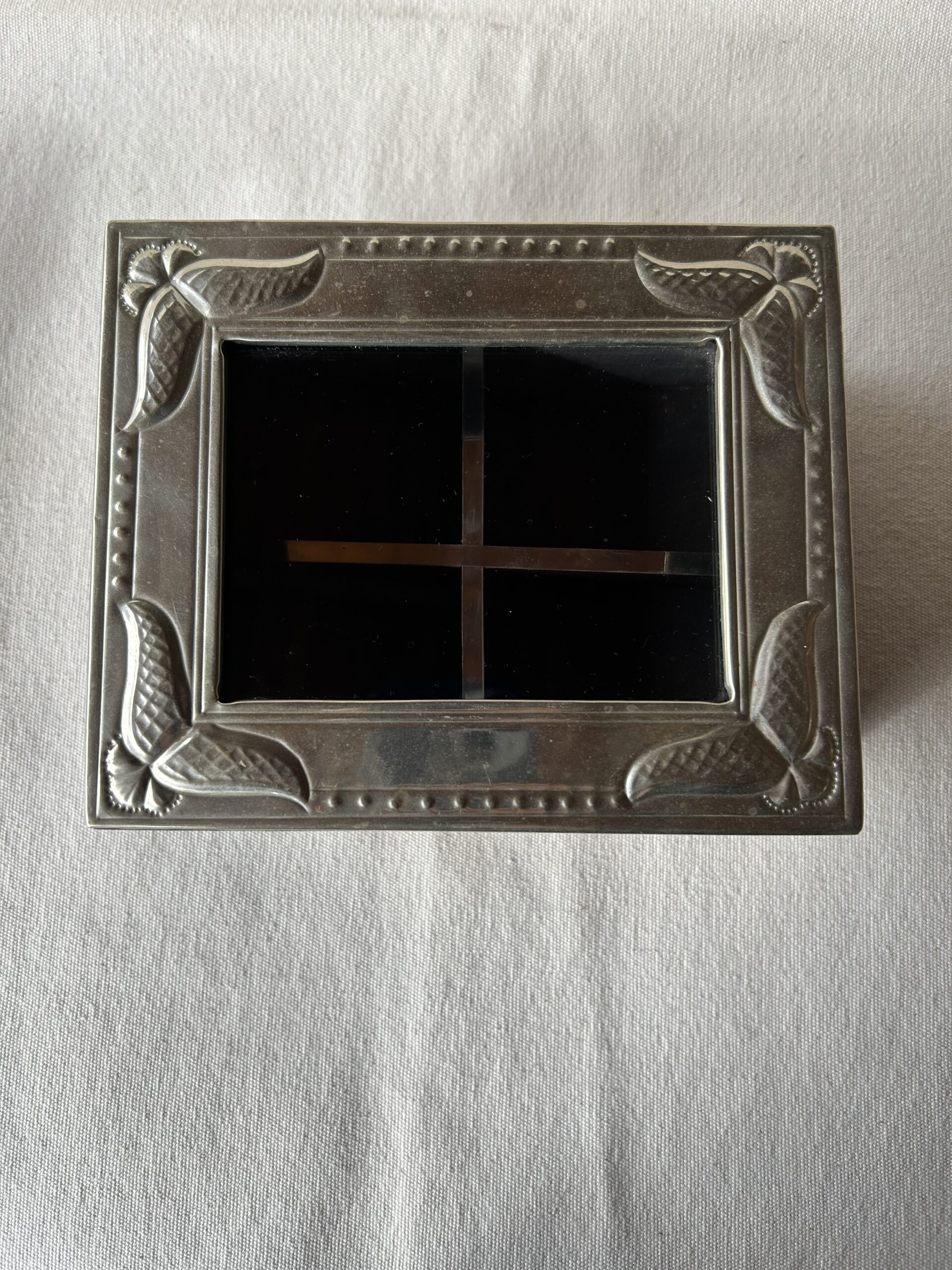 CAJA DE TÉ X 4 ALPACA Y MADERA