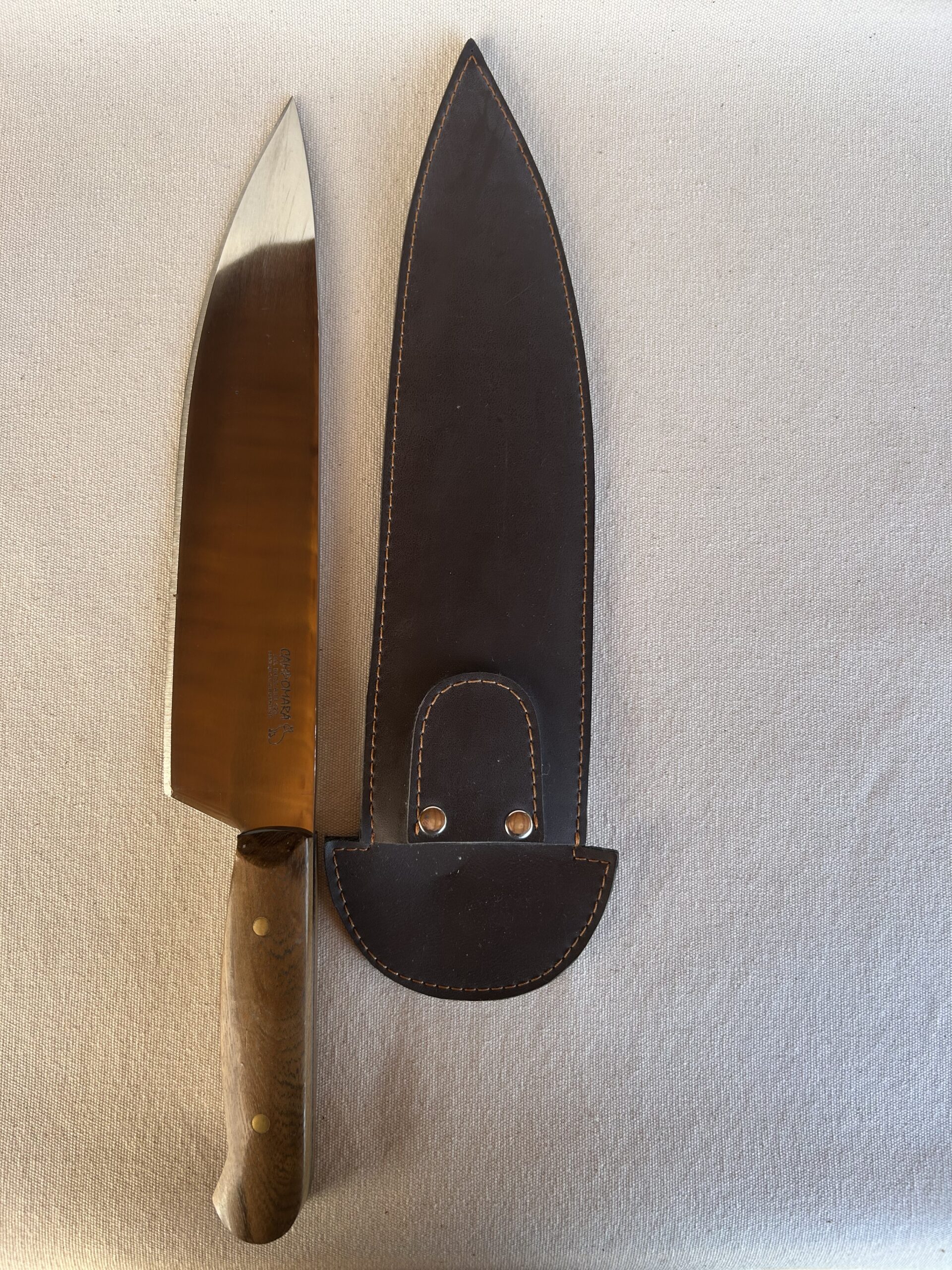CUCHILLA GRANDE HOJA 25CM CABO MADERA