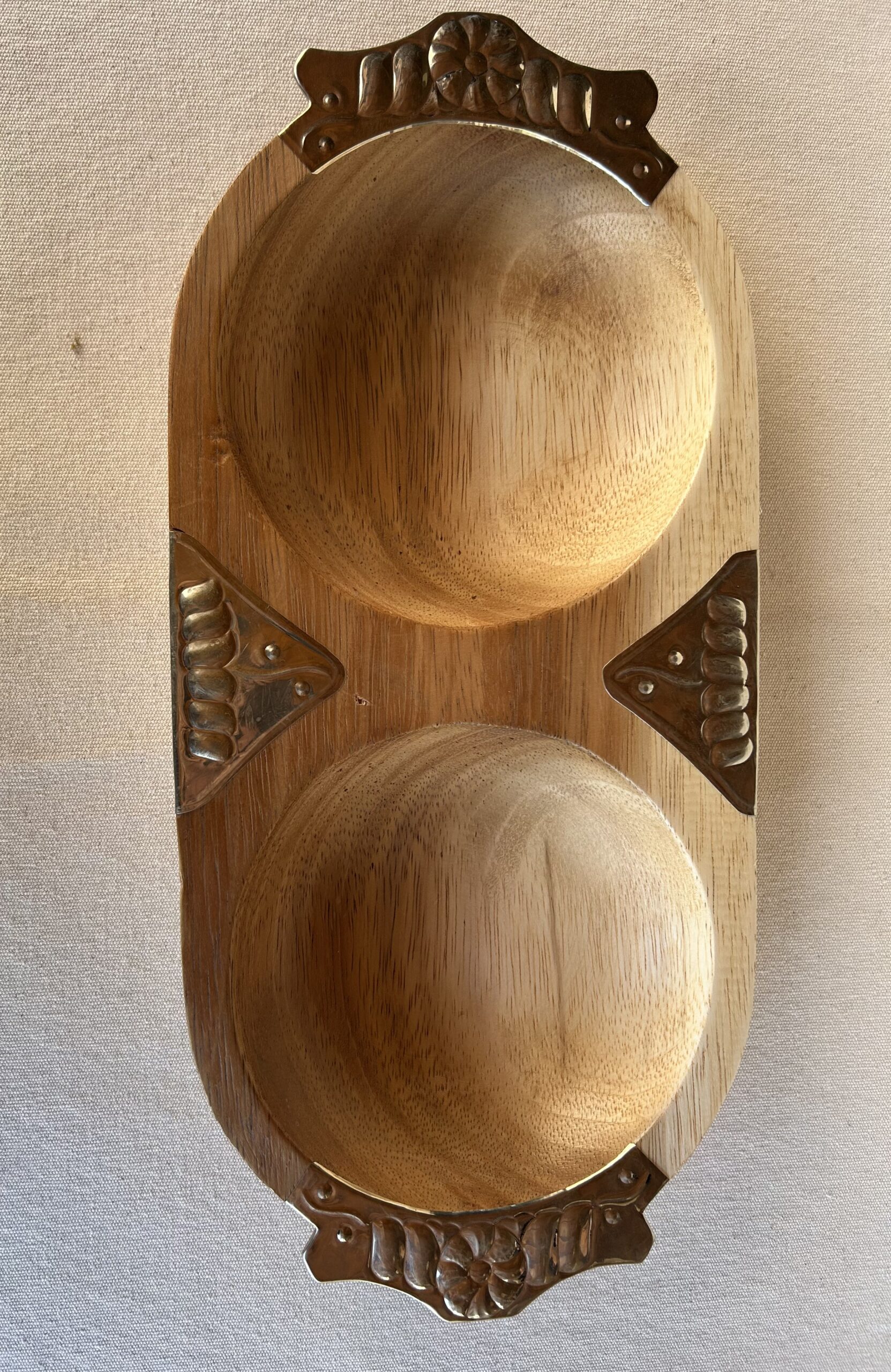 COPETINERO X 2 MADERA Y ALPACA