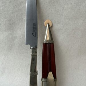 Cuchillo cabo de Alpaca PICAZO hoja de acero inoxidable 14 cm