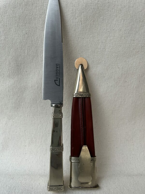 Cuchillo cabo de Alpaca PICAZO hoja de acero inoxidable 14 cm