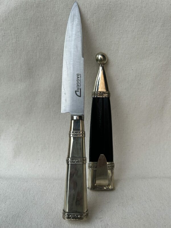 Cuchillo cabo de Alpaca PICAZO hoja de acero inoxidable 14 cm