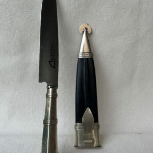 Cuchillo cabo de Alpaca PICAZO hoja en acero inoxidable 16 cm