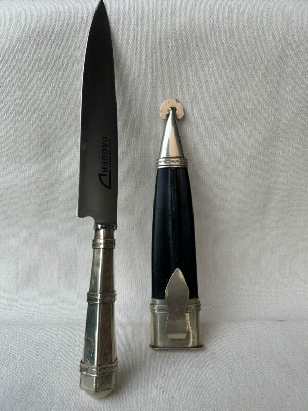 Cuchillo cabo de Alpaca PICAZO hoja en acero inoxidable 16 cm