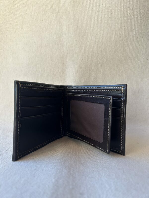 Billetera Dolar de cuero de hombre c/volante art8142(negro) - Image 2