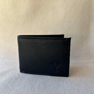Billetera Dolar simple de cuero art 8141(negro)