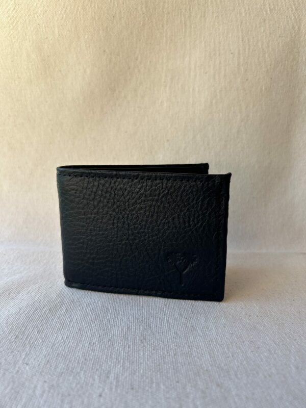 Billetera Dolar simple de cuero art 8141(negro)