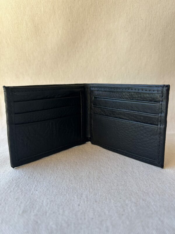Billetera Dolar simple de cuero art 8141(negro) - Image 2