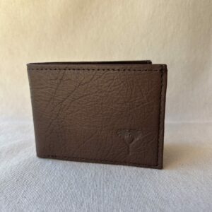 Billetera Dolar simple de cuero art 8141(marrón)