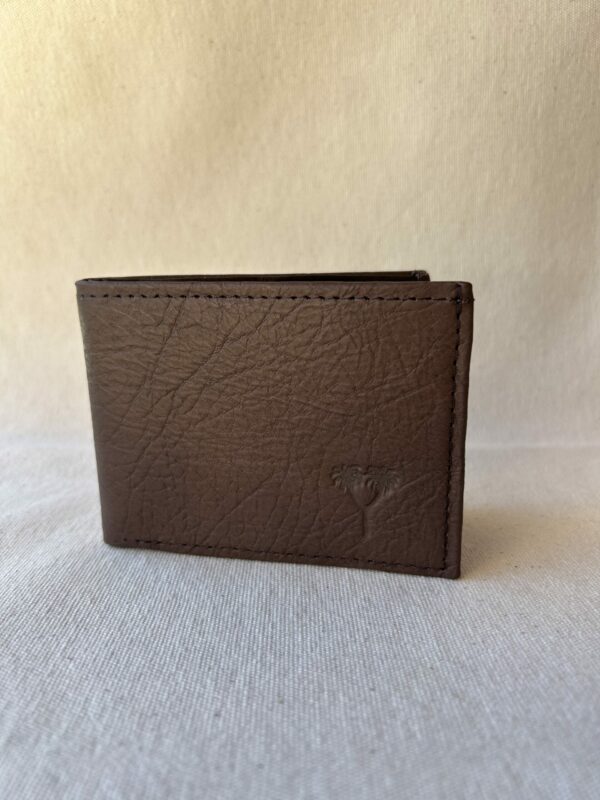 Billetera Dolar simple de cuero art 8141(marrón)