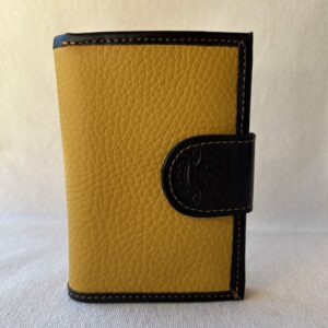 Billetera simple dama de cuero art2111 (mostaza)