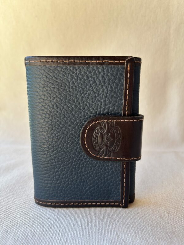 Billetera de dama triple art 2101(azul)