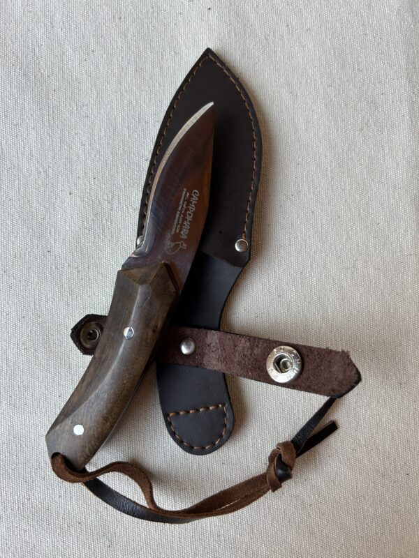 Cuchillo Verijero Criollo Madera hoja en acero inoxidable,art801