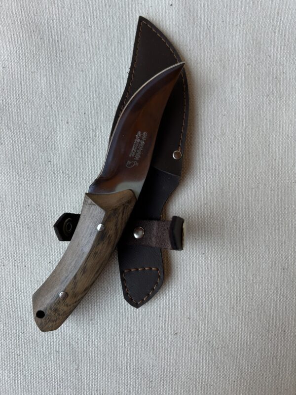 Cuchillo Verijero Vikingo Madera hoja acero inoxidable,art 803 - Image 3