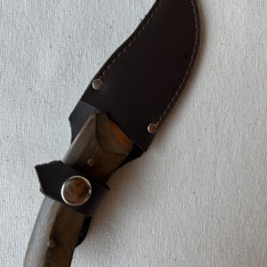 Cuchillo Verijero Vikingo Madera hoja acero inoxidable,art 803