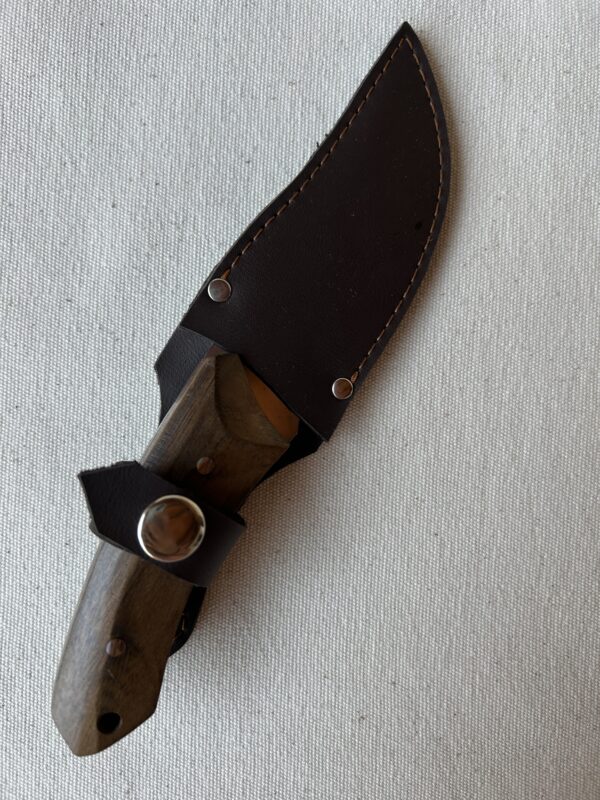 Cuchillo Verijero Vikingo Madera hoja acero inoxidable,art 803