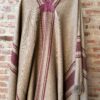 Poncho Pesado modelo Tucumano Beige-Bordo