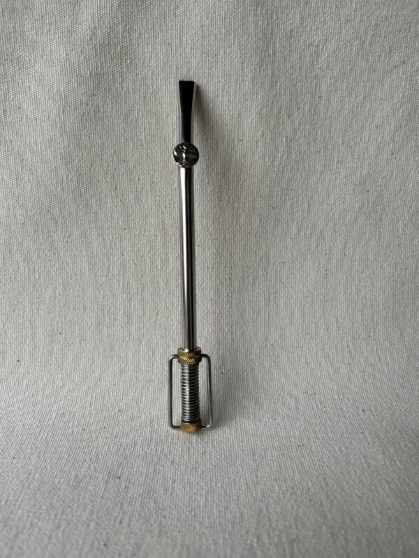 Bombilla de acero inoxidable caño fino c/varios dijes disponibles - Image 4