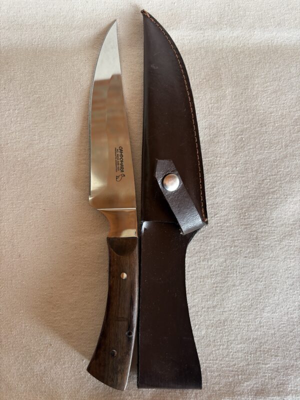 Cuchillo Facundo mango en madera hoja de acero inoxidable ,art Ac 93 (18 cm ) - Image 2