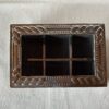 CAJA DE TE X6 ALPACA Y MADERA