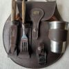 PORTA PLATO COMPLETO MADERA