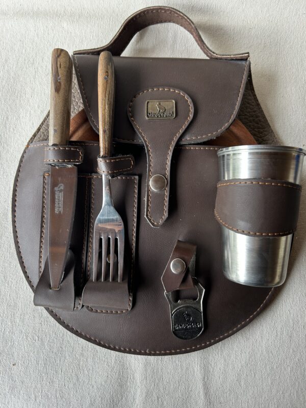 PORTA PLATO COMPLETO MADERA