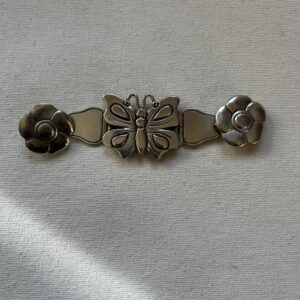 RASTRIN ESPECIAL CON DISEÑO DE MARIPOSA EN ALPACA